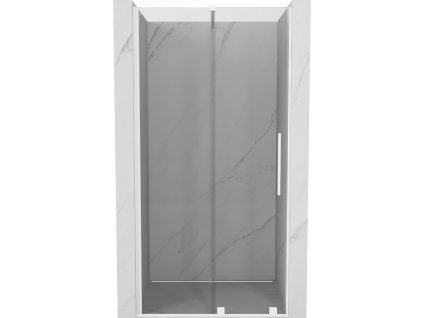 MEXEN - Velar sprchové dveře posuvné 120 cm, transparentní - bílá - 871-120-000-01-20