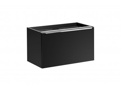 COMAD - Koupelnová skříňka pod umyvadlo Santa Fe Black - černá - 80x46x46 cm