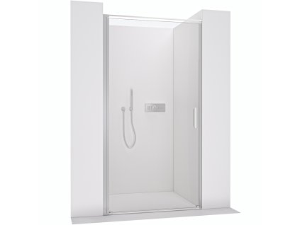 CERANO - Sprchové otočné dveře Porte L/P - 8 mm - chrom, transparentní sklo - 90x195 cm