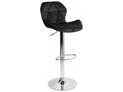Oasi Casa - Barová židle Letizia - černá - 46x106x35 cm