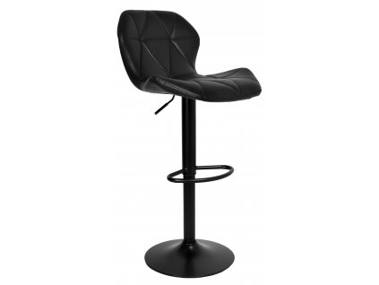 Via Domo - Barová židle Silvia - černá - 46x106x35 cm