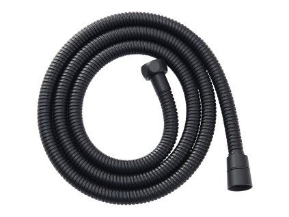 CERANO - Sprchová hadice opletená - černá matná - 175 cm