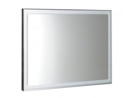 LUMINAR zrcadlo s LED osvětlením v rámu 700x500mm, chrom
