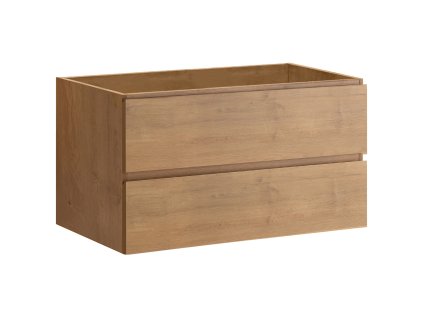 CERANO - Koupelnová skříňka pod umyvadlo Carole - dub medový - 99x48x45 cm