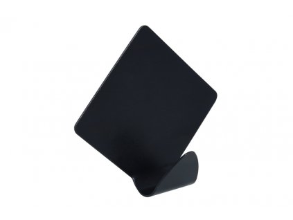 Samolepicí háček na ručníky Erga Trendy - černá - 5x2x4,5 cm