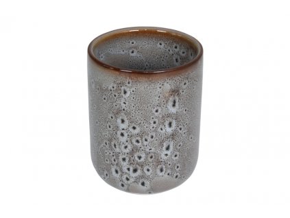 Držák na zubní kartáčky na postavení Erga Bari - černá/šedá - 7,7x10x7,7 cm