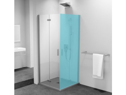 ZOOM LINE sprchové dveře skládací 900mm, čiré sklo, levé