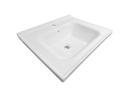 TUANA - Keramické zápustné umyvadlo Fano - bílá - 100x50 cm