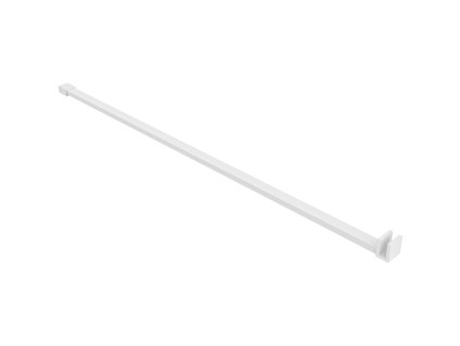 CERANO - Sprchová vzpěra Onyx - plochá - bílá matná - 150 cm
