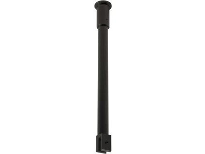 CERANO - Sprchová vzpěra Onyx - kulatá - vertikální do stropu - 40 cm - černá matná