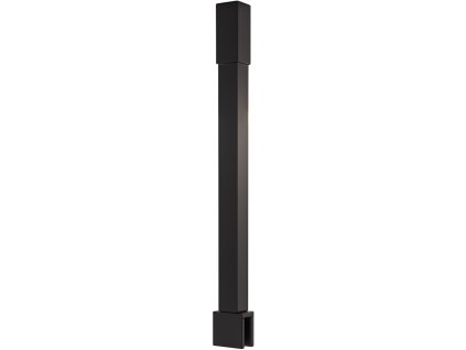 CERANO - Sprchová vzpěra Onyx - hranatá - vertikální do stropu - 40 cm - černá matná