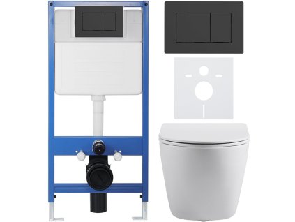 481990 5 cerano kompletni podomitkovy wc set lite cesso bila leskla wc tlacitko classic cerne matne predstenova instalace sadrokarton 49x36 cm