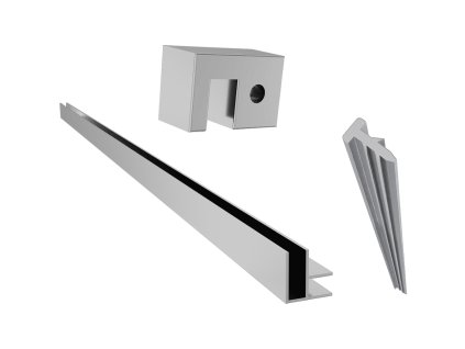 CERANO - Příslušenství pro instalaci rohového Walk-in Onyx - chrom