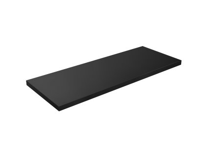 CERANO - Deska pod umyvadlo Navira Pro - černá matná - 121x46,5x3,6 cm