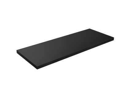 CERANO - Deska pod umyvadlo Navira Pro - černá matná - 101x46,5x3,6 cm