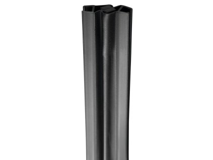 Set magnetických těsnění 45°pro sklo 5/5mm, 2000mm, černá