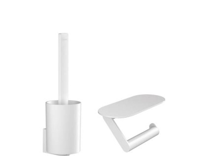 hansgrohe wallstoris tuvalet paketi mat beyaz 27969700 tuvalet kagitliklari hansgrohe wallstoris 4336 18 O