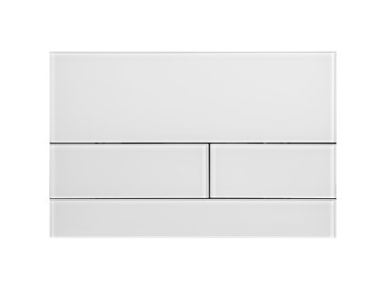 CERANO - Ovladací tlačítko WC modulů Lite/Line - sklo - bílá