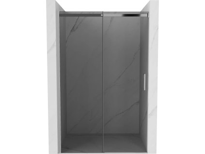 mexen omega rozsouvaci sprchove dvere 120 cm grafitove cerna chromovana 825 120 000 01 40