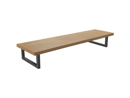 CERANO - Deska pod umyvadlo Navira Pro + 2 konzole pod desku - dub medový - 121x46,5x3,6 cm