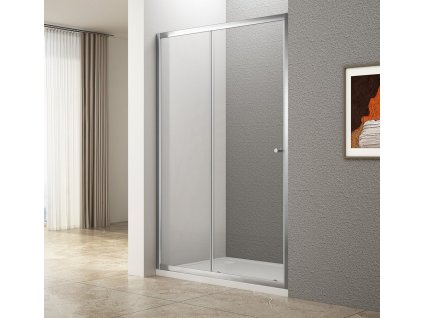UGGA posuvné sprchové dveře 1000mm, čiré sklo