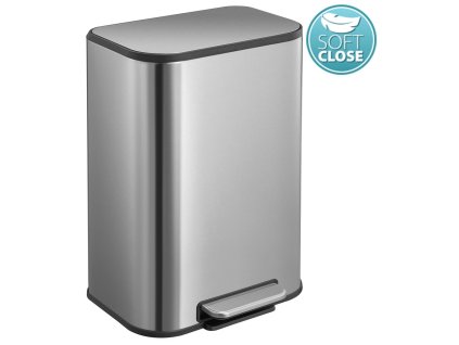 Odpadkový koš 12l, Soft Close, nerez mat
