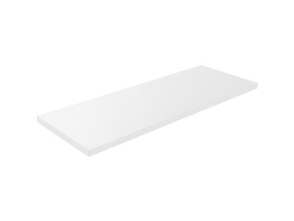 CERANO - Deska pod umyvadlo Navira Pro - bílá matná - 141x46,5x3,6 cm
