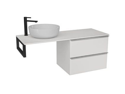 bílá černá chrom