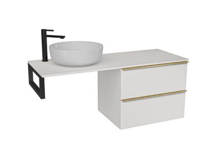 bílá černá zlatá