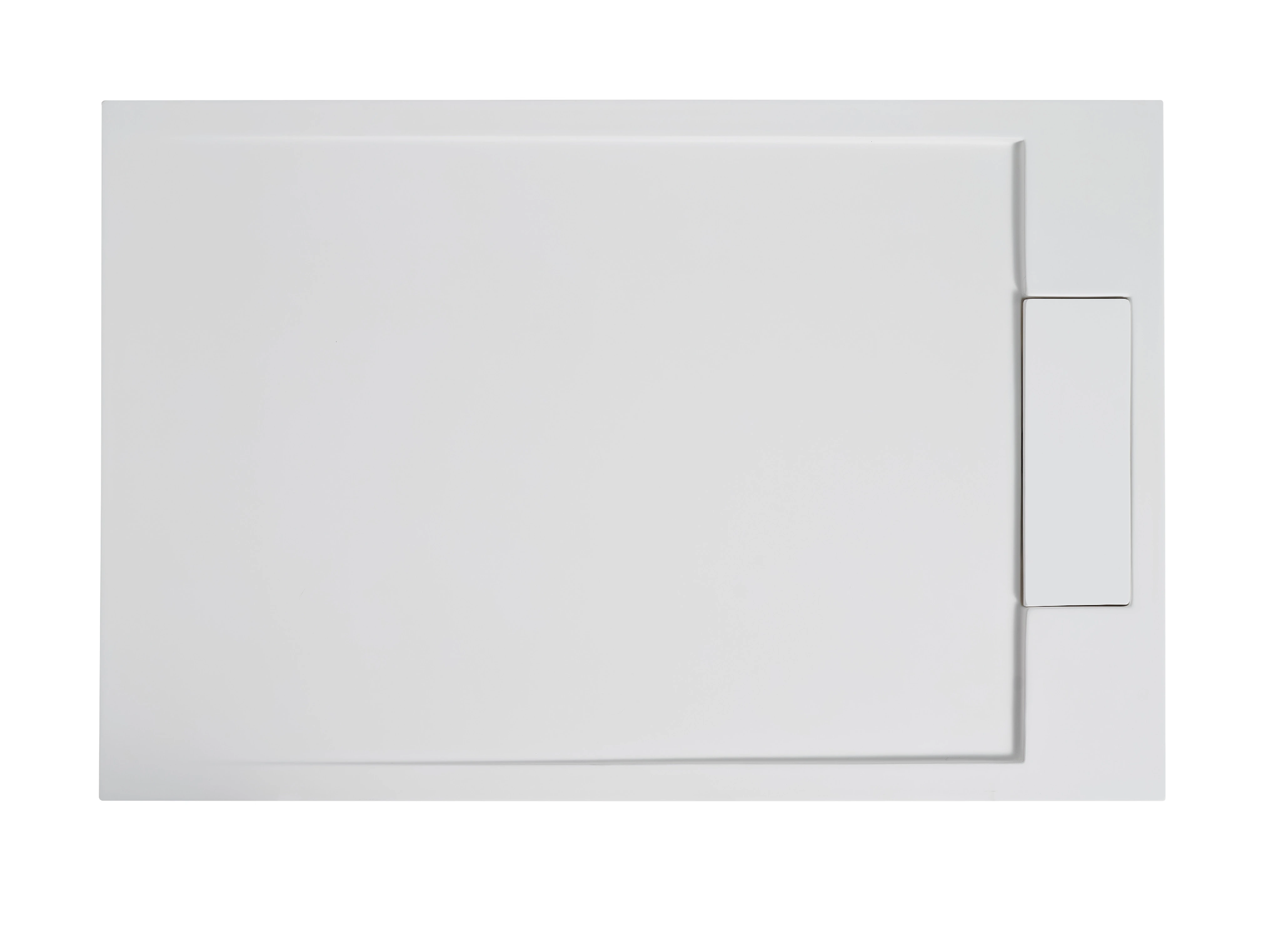 CERANO - Sprchová vanička z litého mramoru obdélníková Loro - bílá matná - 120x90 cm