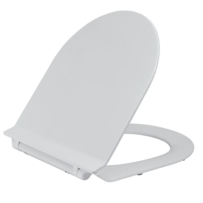 CERANO - WC sedátko se zpomalovacím mechanismem Sedile - slim/UF - bílá lesklá - 36,4x4,9x42,7 cm