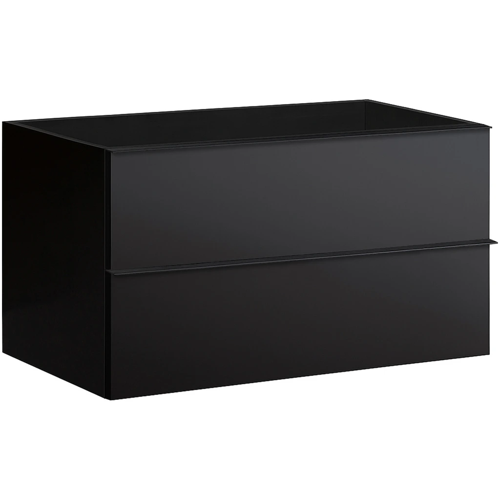 CERANO - Koupelnová skříňka pod umyvadlo Velora - černá matná - 100x49,8x46 cm