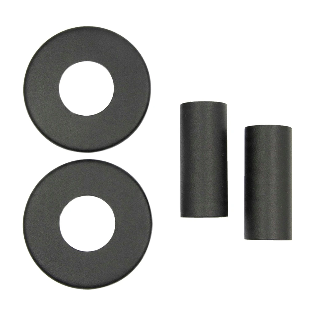 CERANO - Koupelnový radiátorový set Stefano - kombinované vytápění, termo tyč - boční jednobodové připojení - 900W - černá matná - 1710x650 mm