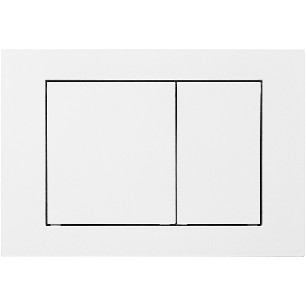 CERANO - Podomítkový WC set Cesso - bílá lesklá - tlačítko Prime/Maxio, bílé - závěsné - nízký modul - předstěnová instalace/sádrokarton - 49x36 cm