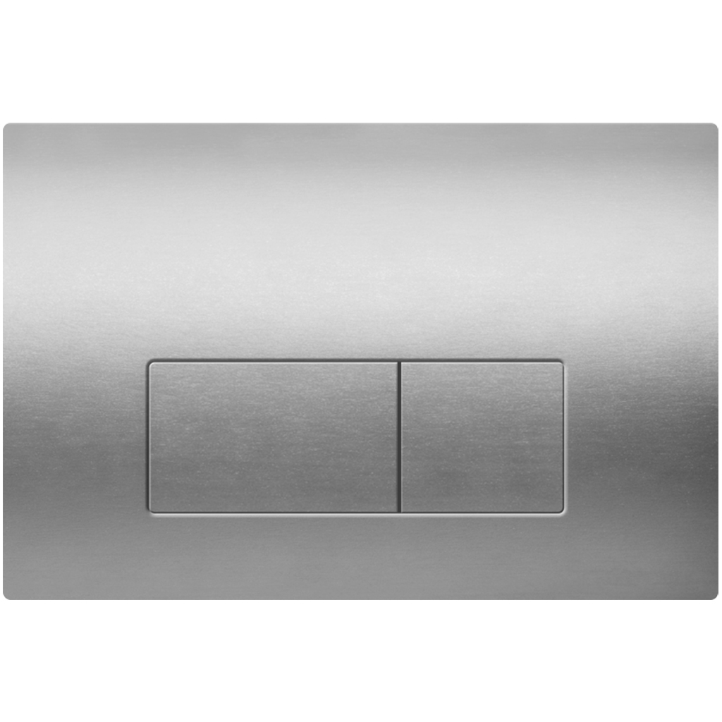 CERANO - Podomítkový WC set Carlito - bílá lesklá - tlačítko Prime/Modulo, stříbrné - závěsné - nízký modul - předstěnová instalace/sádrokarton - 48,5x36,5 cm
