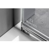 SIGMA SIMPLY čtvrtkruhová sprchová zástěna 900x900 mm, R550, sklo Brick