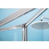 EASY LINE třístěnný sprchový kout 800x700mm, skládací dveře, L/P varianta, čiré sklo