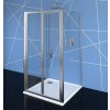 EASY LINE třístěnný sprchový kout 900x900mm, skládací dveře, L/P varianta, čiré sklo