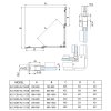 ALTIS LINE BLACK čtvercový sprchový kout 900x900 mm, rohový vstup, čiré sklo