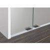 BATU galerka 60x71x15 cm, 2x LED osvětlení, bílá