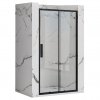 Rea - Sprchové dveře Rapid Slide - černá/transparentní - 110x195 cm L/P