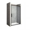 Rea - Sprchové dveře Rapid Swing - černá/transparentní - 100x195 cm L/P