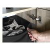 Prádelní koš do skříně 310x500x230mm, suchý zip, černá