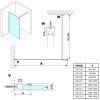 VARIO čiré sklo 800x2000mm