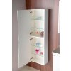 THEIA skříňka vysoká 40x138x20cm, 2x dvířka, levá/pravá, bílá