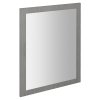NIROX zrcadlo v rámu 600x800mm, dub stříbrný