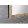 TREOS zrcadlo v rámu 750x500mm, dub Collingwood