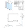 ALTIS LINE obdélníkový sprchový kout 1100x1000 mm, L/P varianta