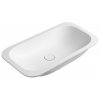 IMPALA umyvadlo pod desku, Rockstone, 67,2x35,5cm, bílá mat