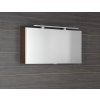 CLOE galerka s LED osvětlením 100x50x18cm, borovice rustik
